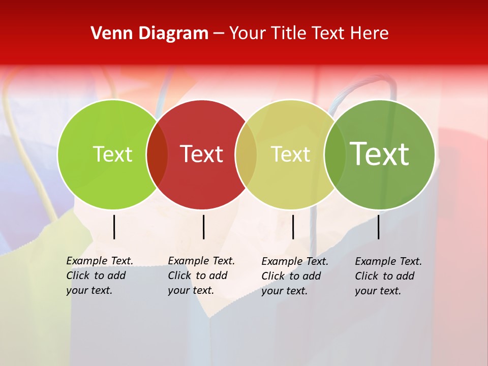 A Shot Of A Bunch Of Colorful Shopping Bags PowerPoint Template