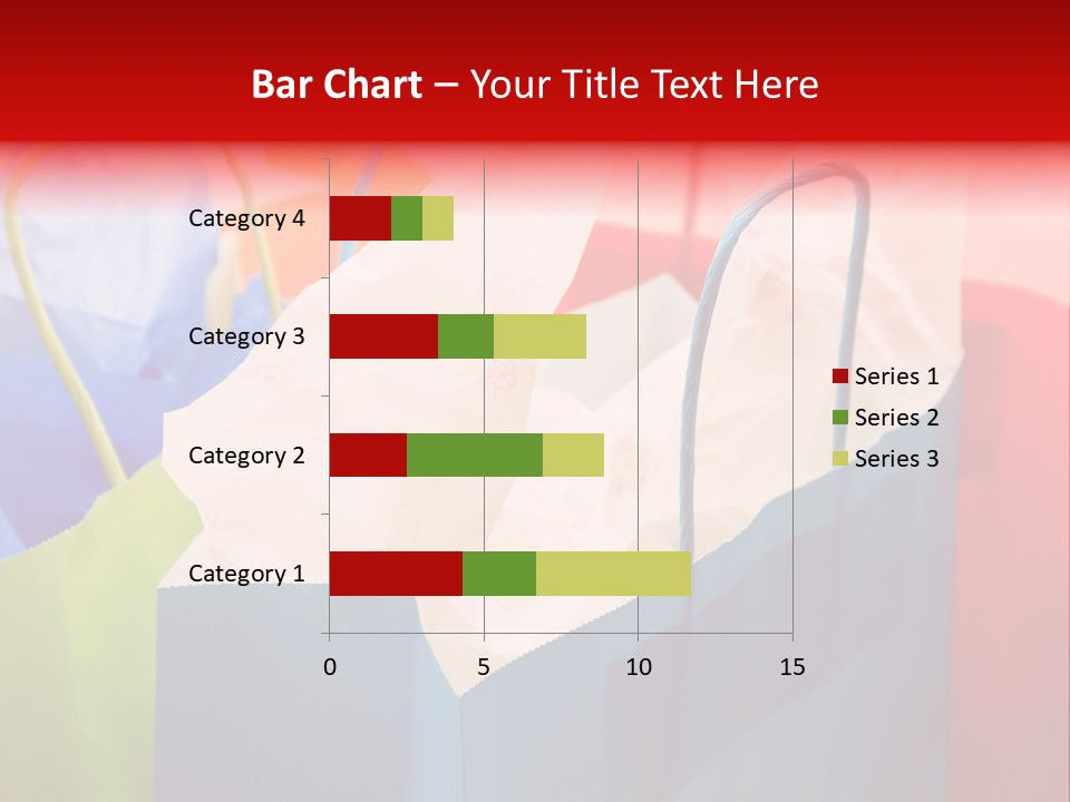 A Shot Of A Bunch Of Colorful Shopping Bags PowerPoint Template