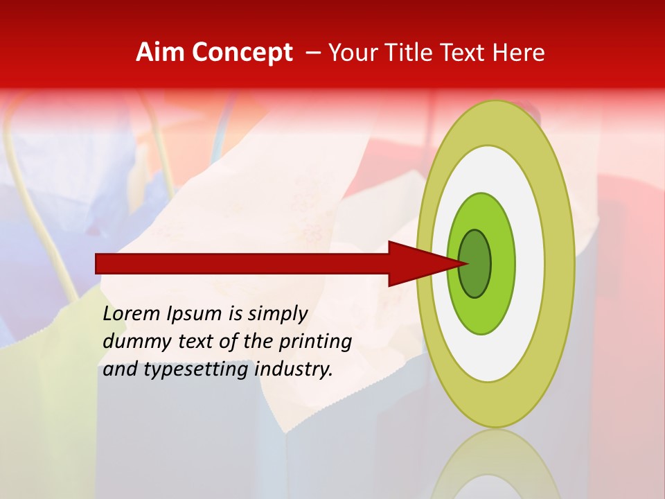 A Shot Of A Bunch Of Colorful Shopping Bags PowerPoint Template