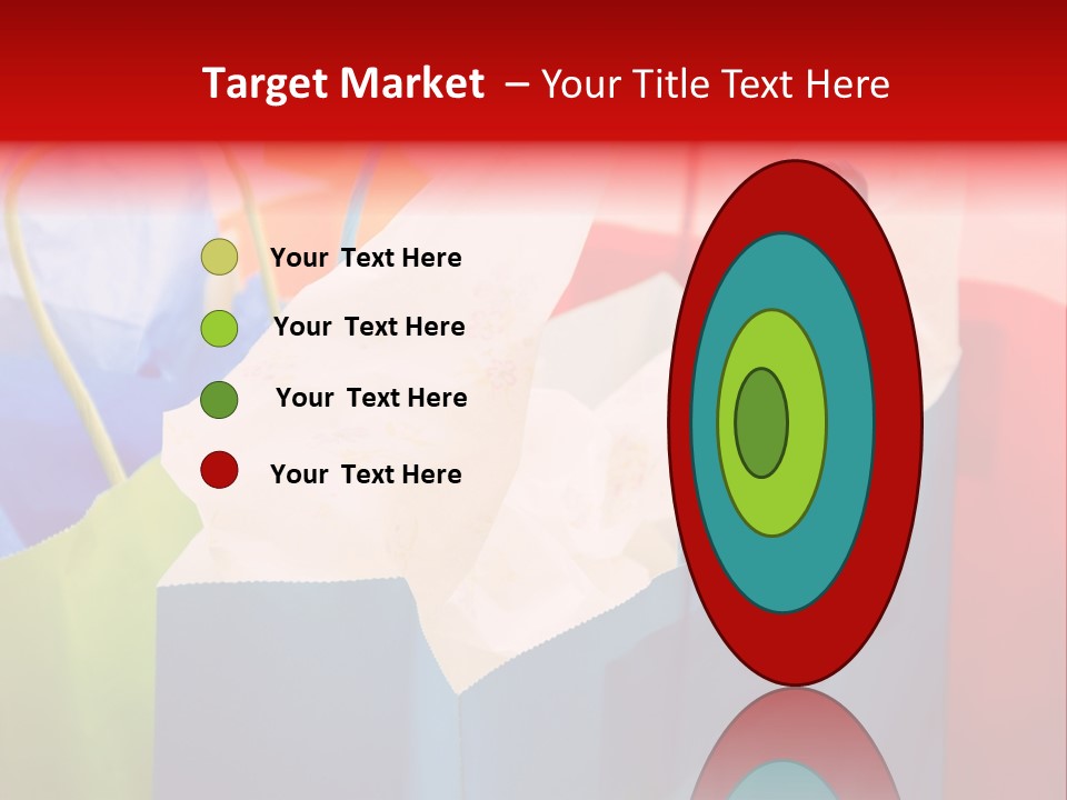 A Shot Of A Bunch Of Colorful Shopping Bags PowerPoint Template