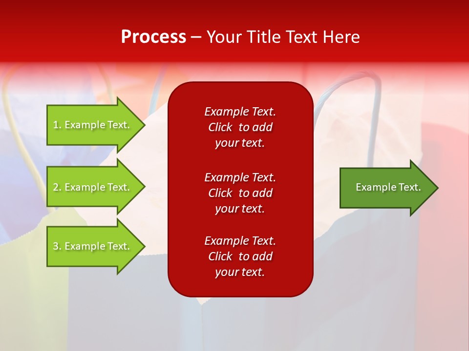 A Shot Of A Bunch Of Colorful Shopping Bags PowerPoint Template