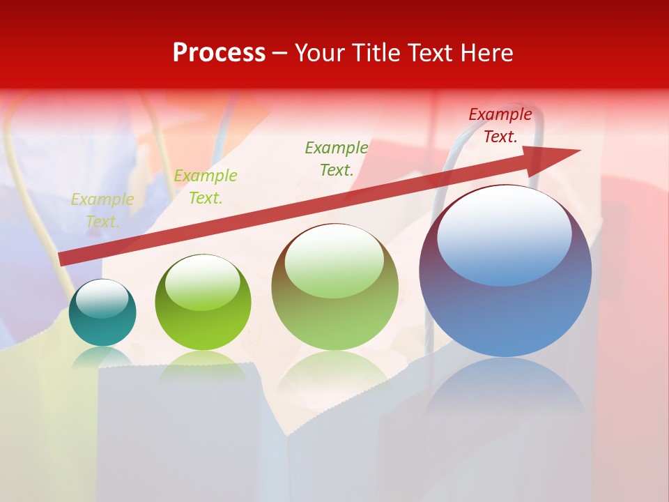 A Shot Of A Bunch Of Colorful Shopping Bags PowerPoint Template