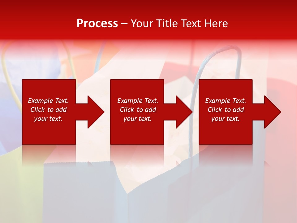 A Shot Of A Bunch Of Colorful Shopping Bags PowerPoint Template