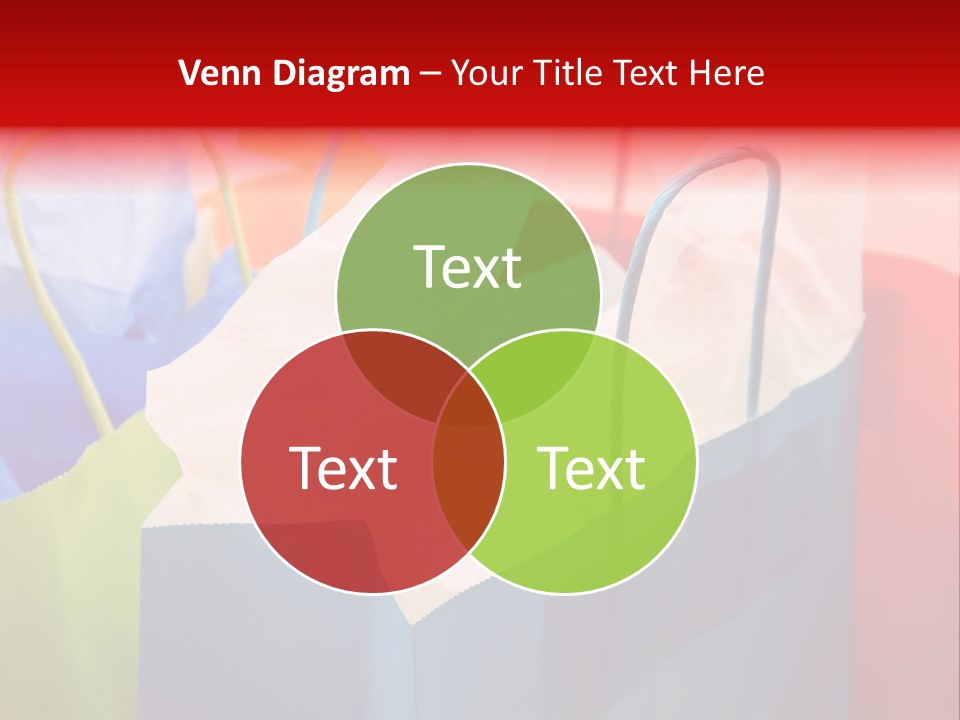 A Shot Of A Bunch Of Colorful Shopping Bags PowerPoint Template