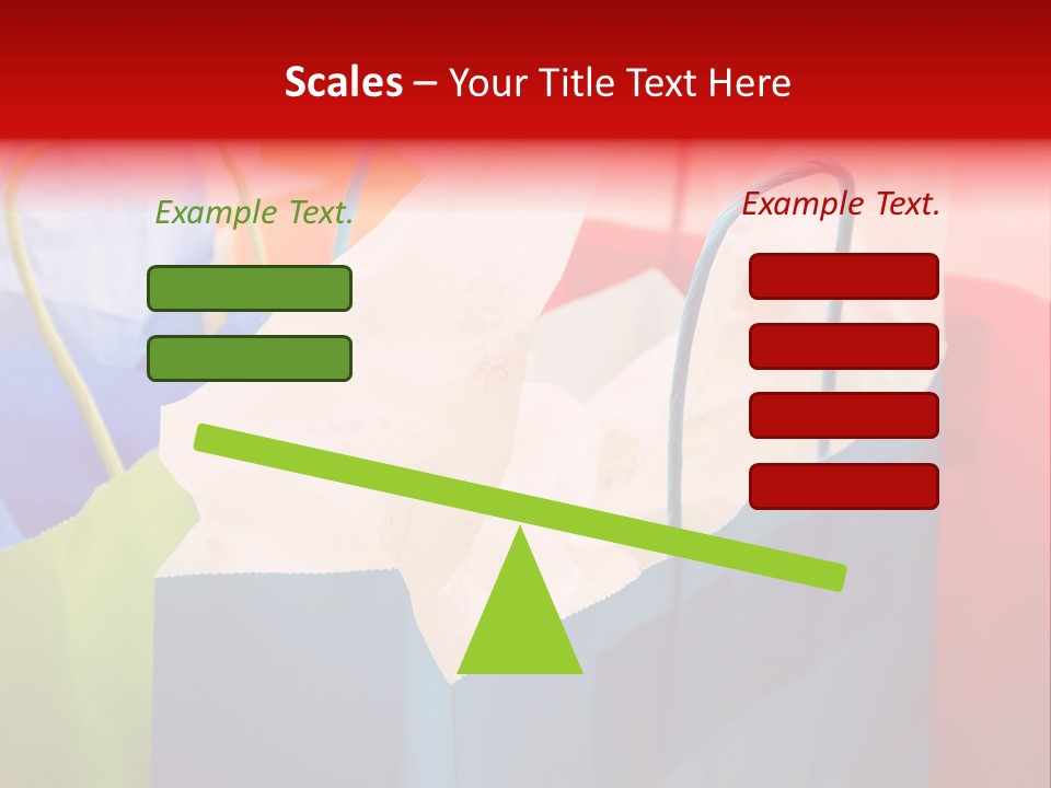 A Shot Of A Bunch Of Colorful Shopping Bags PowerPoint Template