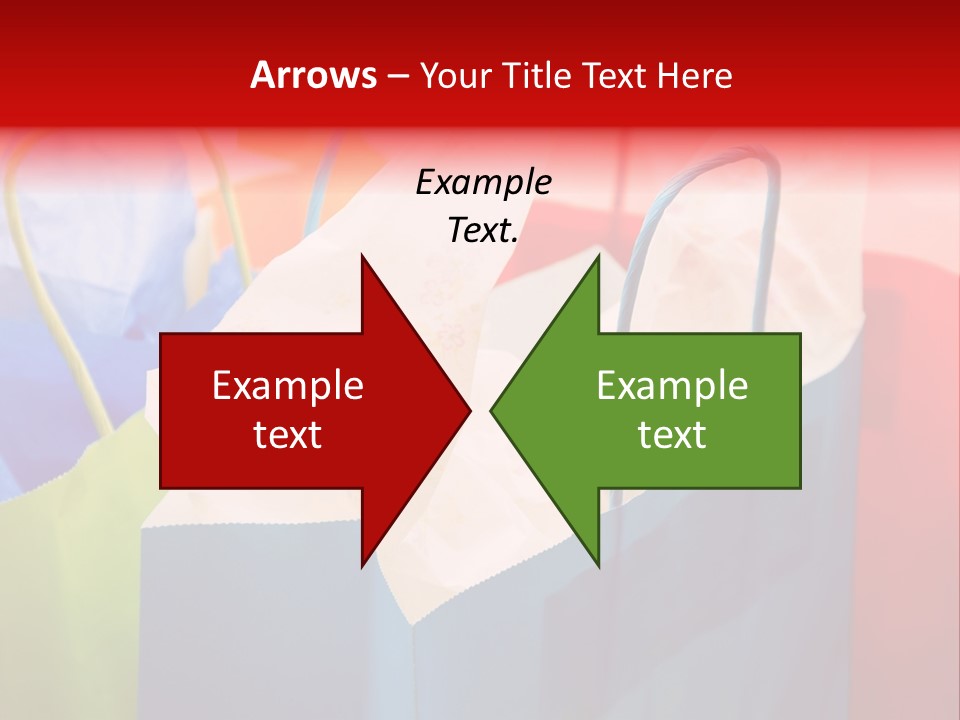 A Shot Of A Bunch Of Colorful Shopping Bags PowerPoint Template