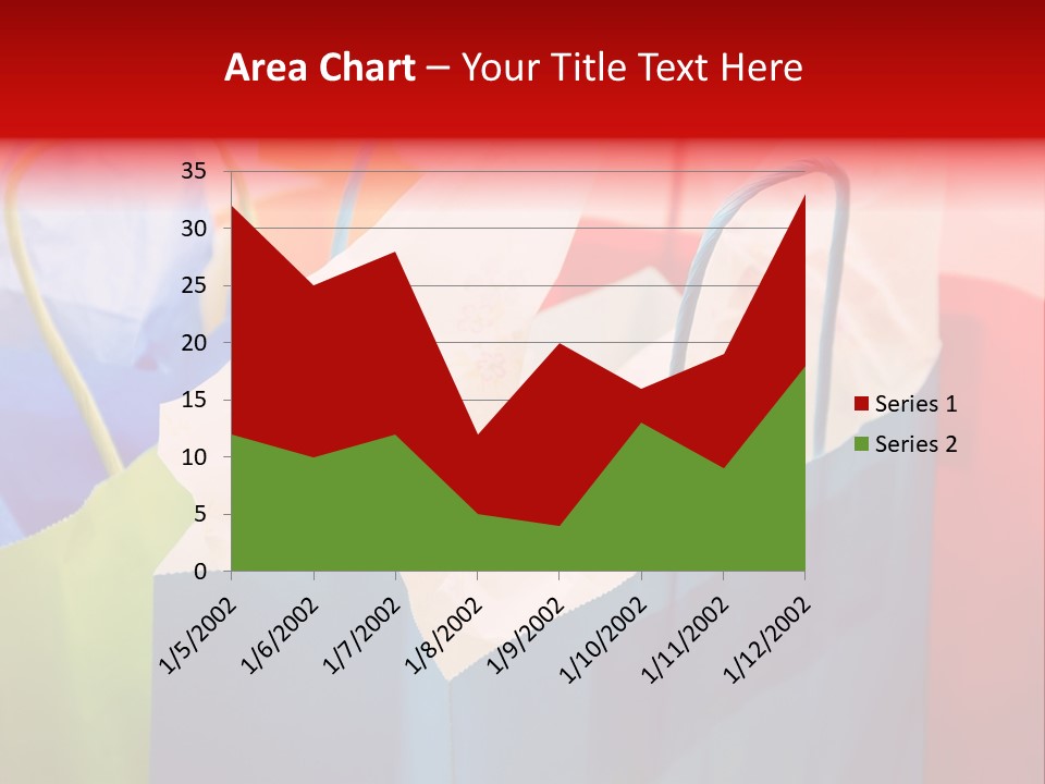 A Shot Of A Bunch Of Colorful Shopping Bags PowerPoint Template