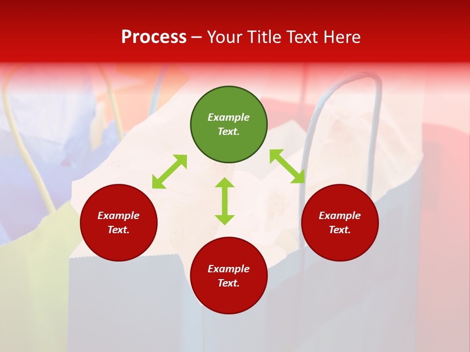 A Shot Of A Bunch Of Colorful Shopping Bags PowerPoint Template