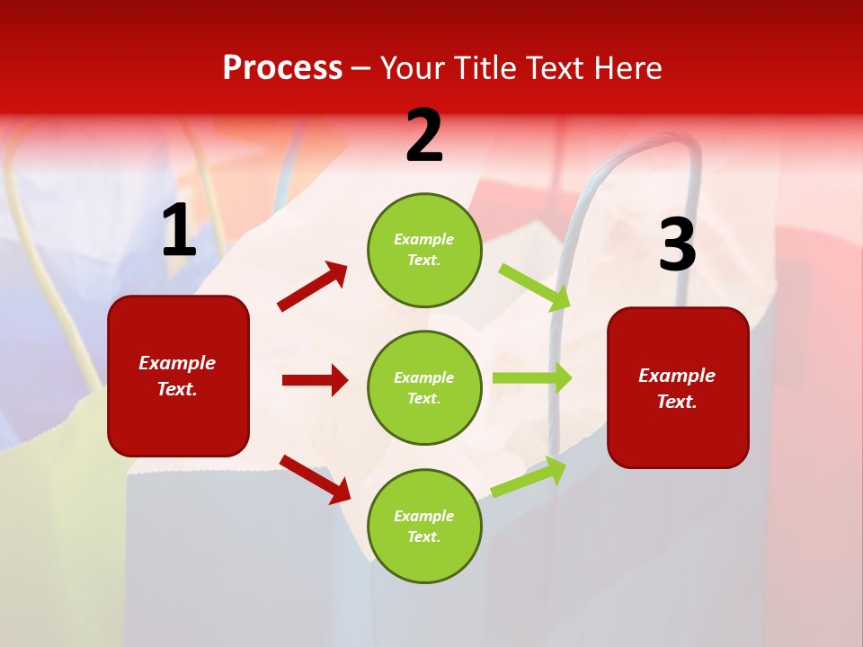 A Shot Of A Bunch Of Colorful Shopping Bags PowerPoint Template