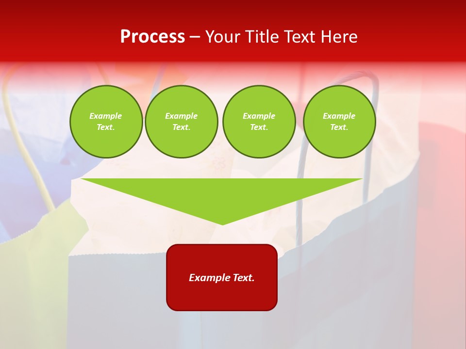 A Shot Of A Bunch Of Colorful Shopping Bags PowerPoint Template