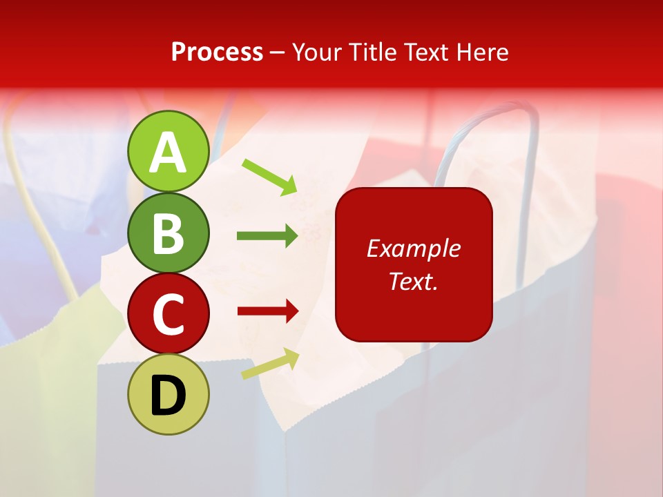 A Shot Of A Bunch Of Colorful Shopping Bags PowerPoint Template