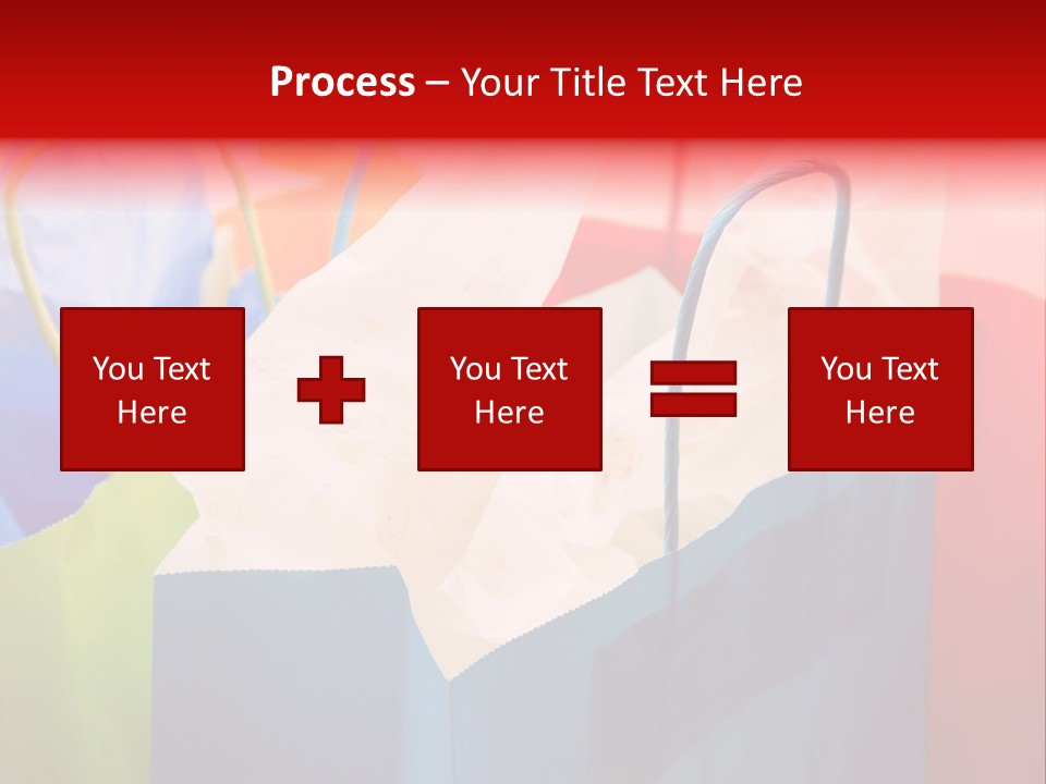 A Shot Of A Bunch Of Colorful Shopping Bags PowerPoint Template