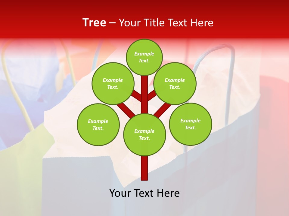 A Shot Of A Bunch Of Colorful Shopping Bags PowerPoint Template