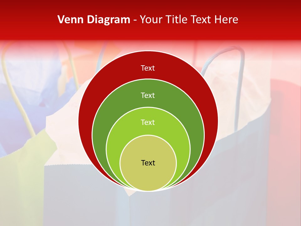 A Shot Of A Bunch Of Colorful Shopping Bags PowerPoint Template