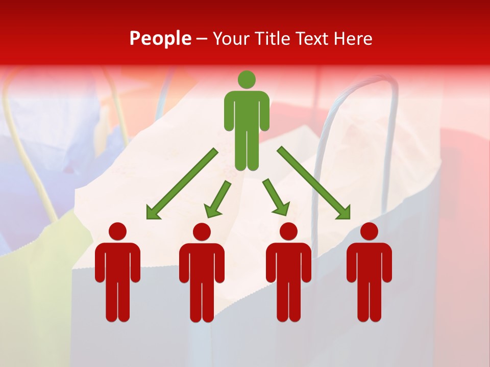 A Shot Of A Bunch Of Colorful Shopping Bags PowerPoint Template