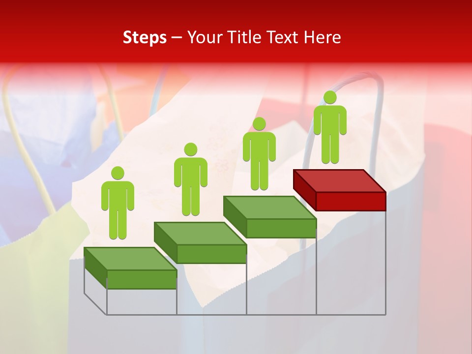 A Shot Of A Bunch Of Colorful Shopping Bags PowerPoint Template