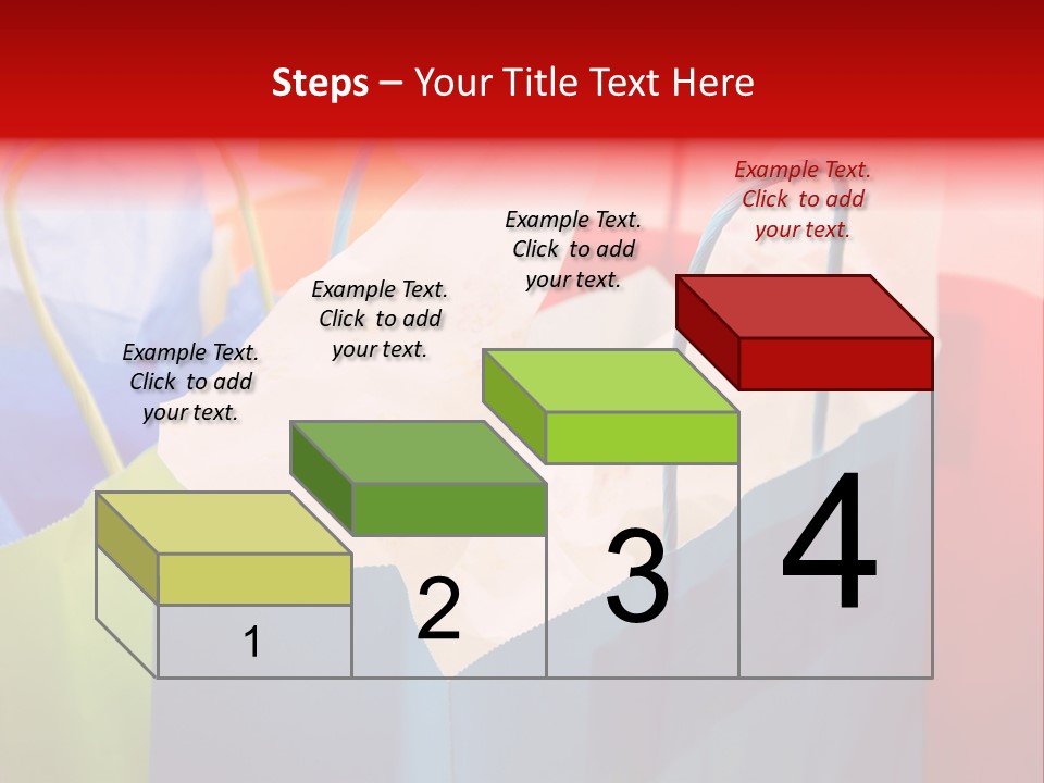 A Shot Of A Bunch Of Colorful Shopping Bags PowerPoint Template