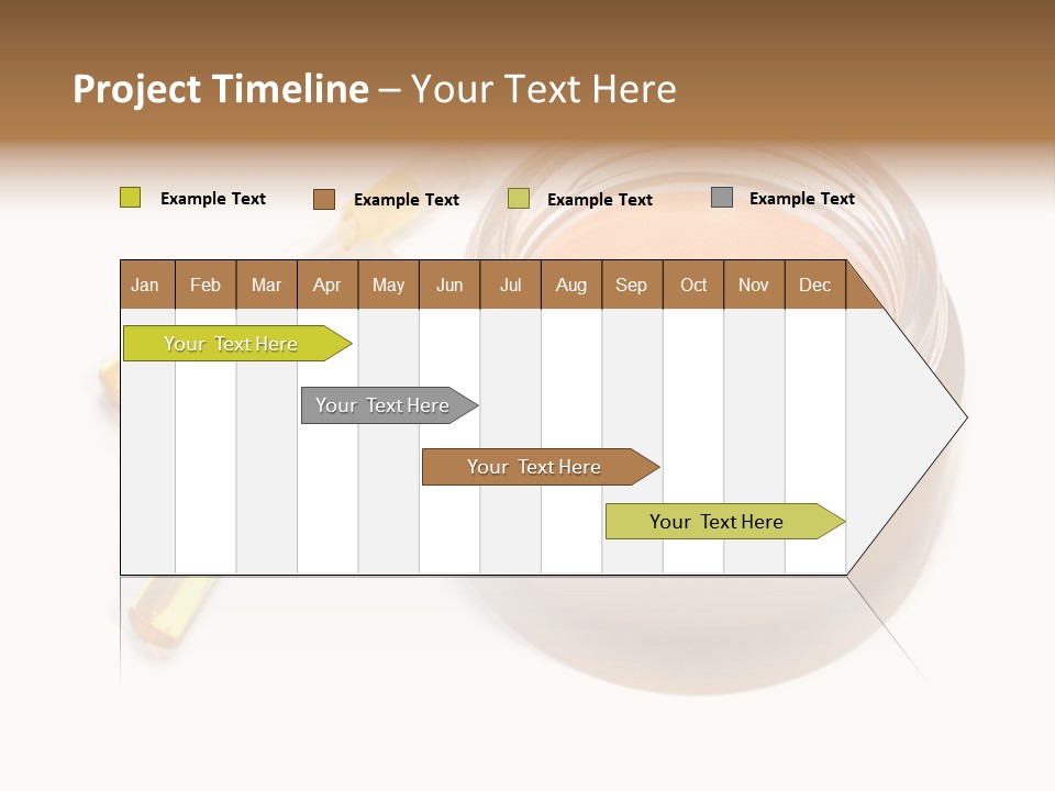 Test-Tubes And Tonal Cream PowerPoint Template