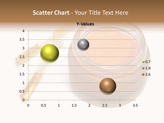 Test-Tubes And Tonal Cream PowerPoint Template