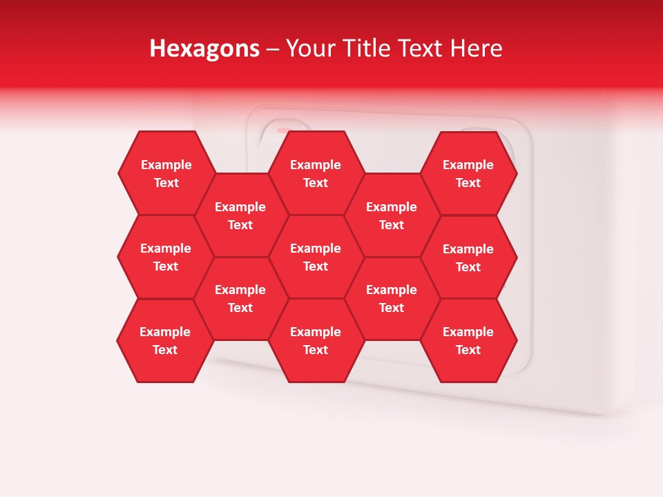 An Australian Power Outlet On A White Background. PowerPoint Template