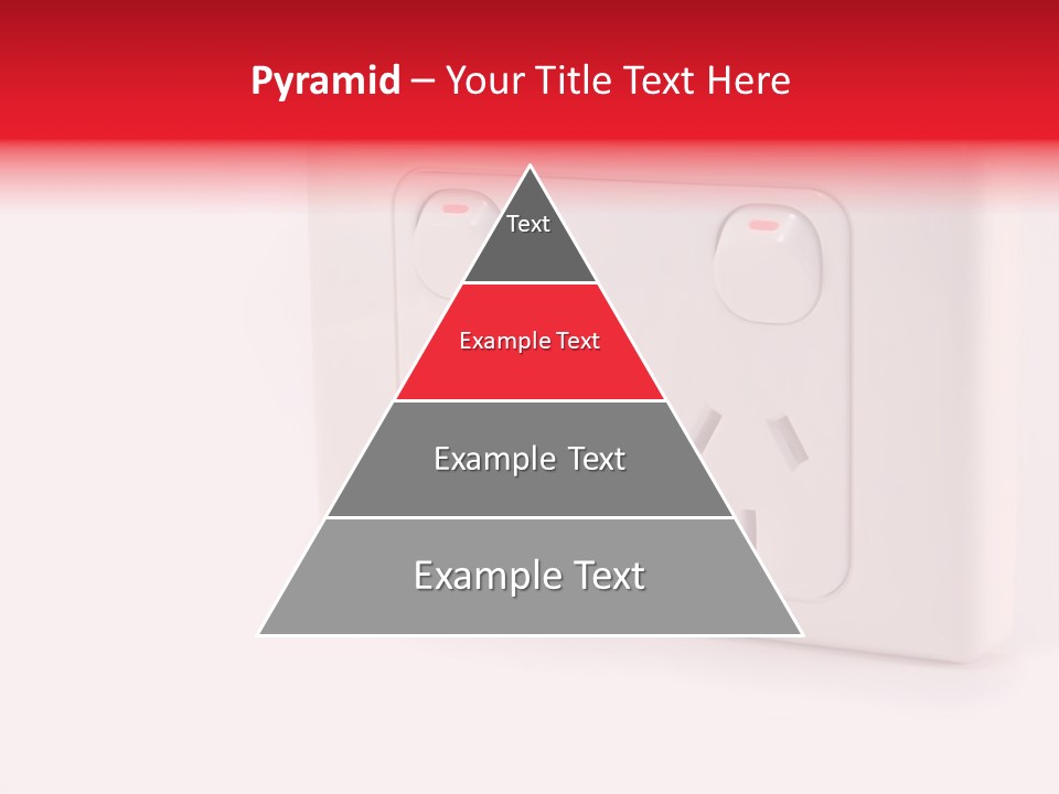 An Australian Power Outlet On A White Background. PowerPoint Template