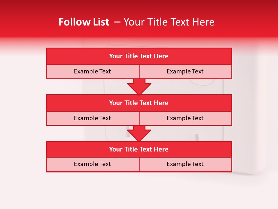 An Australian Power Outlet On A White Background. PowerPoint Template