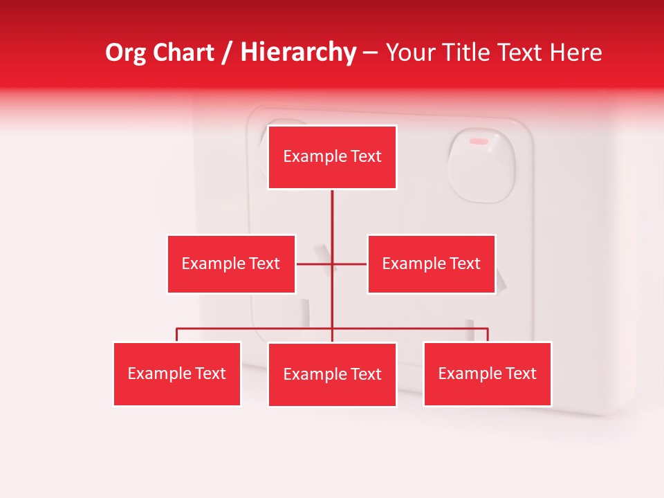 An Australian Power Outlet On A White Background. PowerPoint Template
