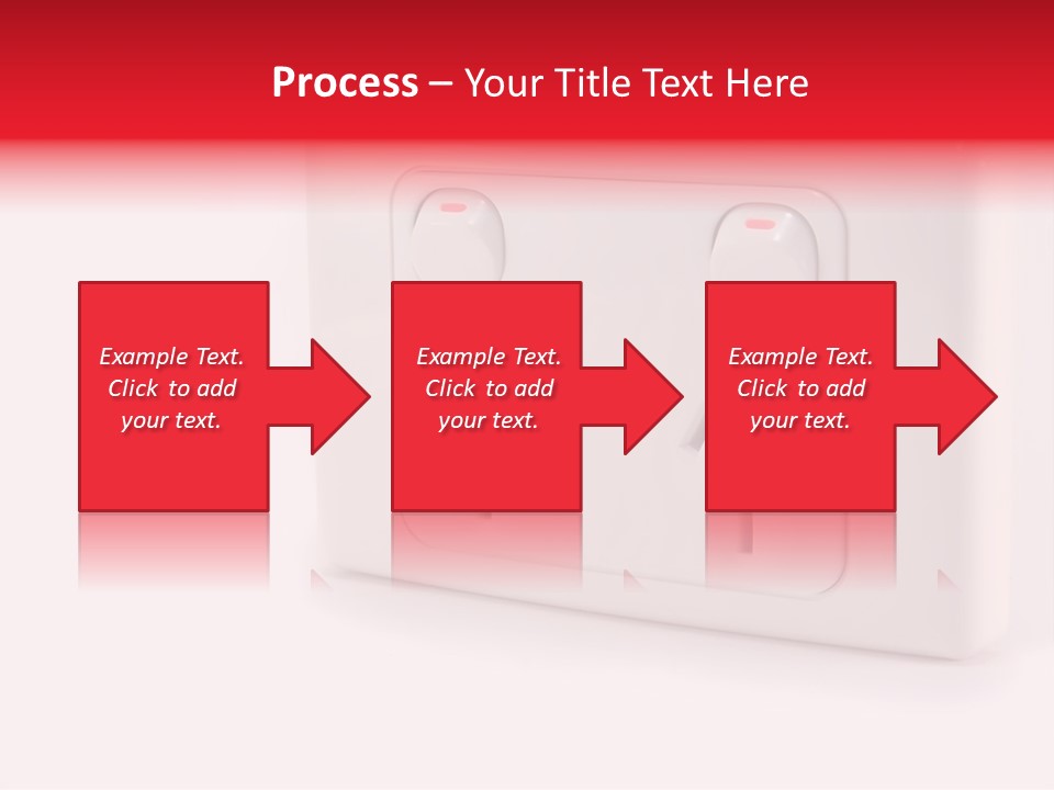An Australian Power Outlet On A White Background. PowerPoint Template