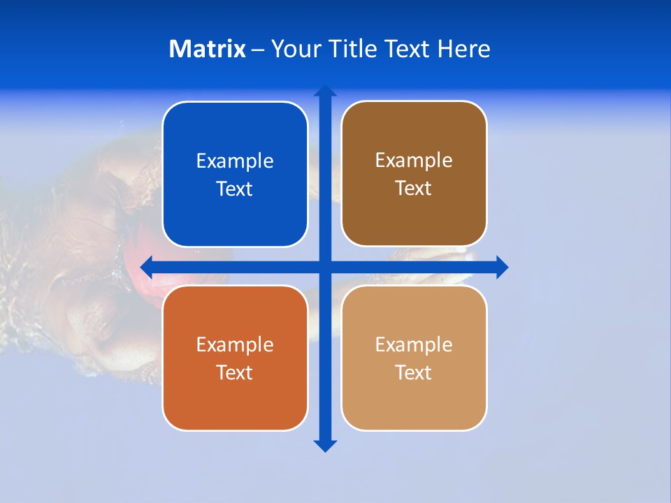 Healthy Lifestyle: This Swimmer Is Winning The Contest PowerPoint Template