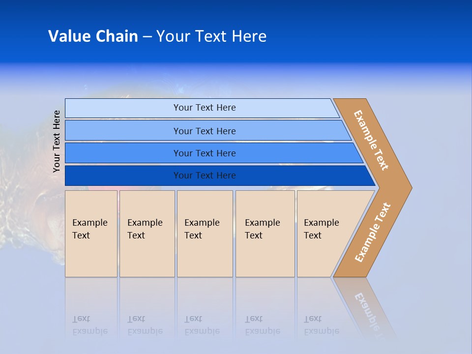Healthy Lifestyle: This Swimmer Is Winning The Contest PowerPoint Template