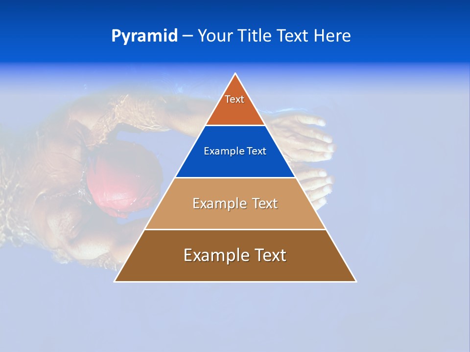 Healthy Lifestyle: This Swimmer Is Winning The Contest PowerPoint Template