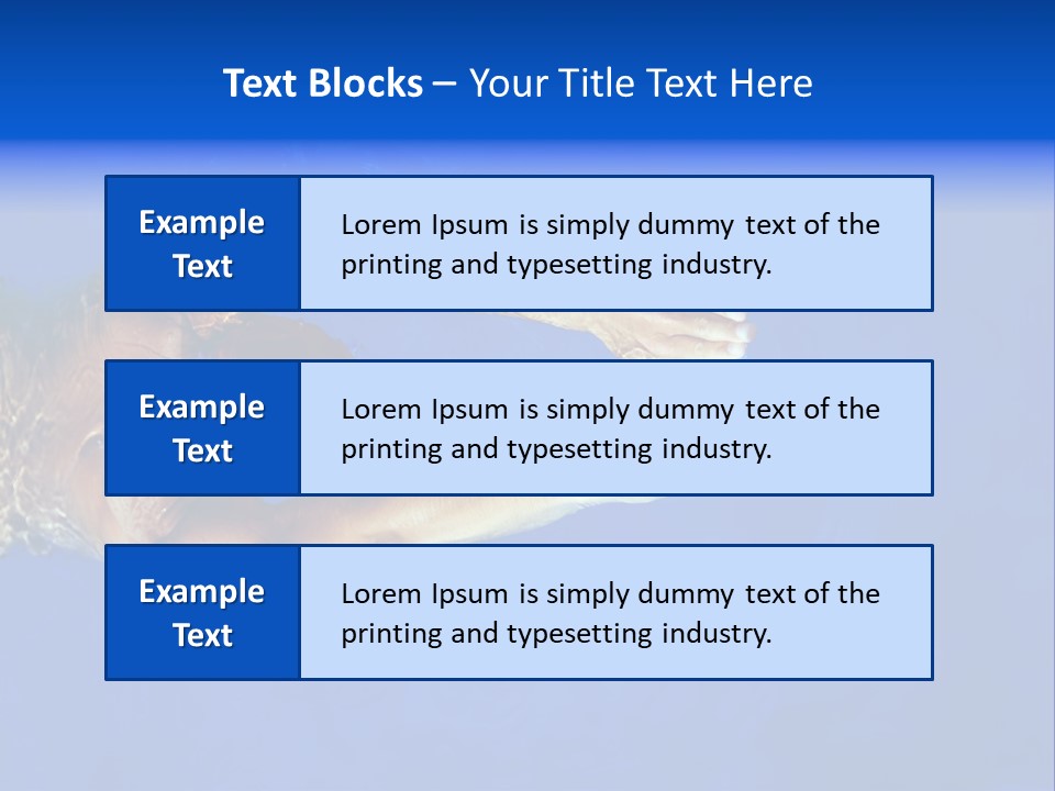 Healthy Lifestyle: This Swimmer Is Winning The Contest PowerPoint Template