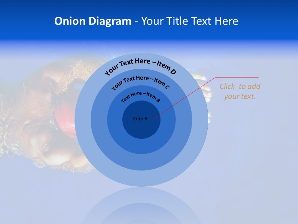 Healthy Lifestyle: This Swimmer Is Winning The Contest PowerPoint Template