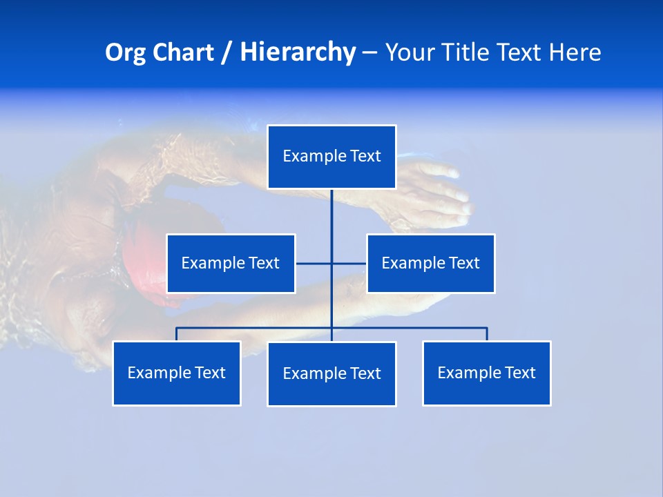 Healthy Lifestyle: This Swimmer Is Winning The Contest PowerPoint Template