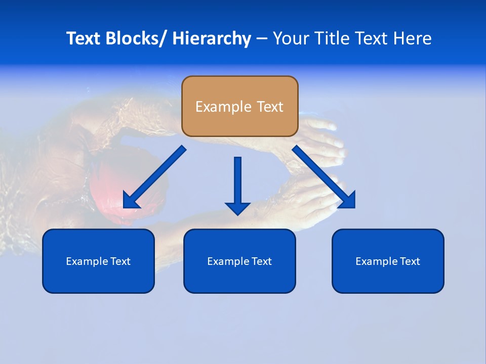 Healthy Lifestyle: This Swimmer Is Winning The Contest PowerPoint Template