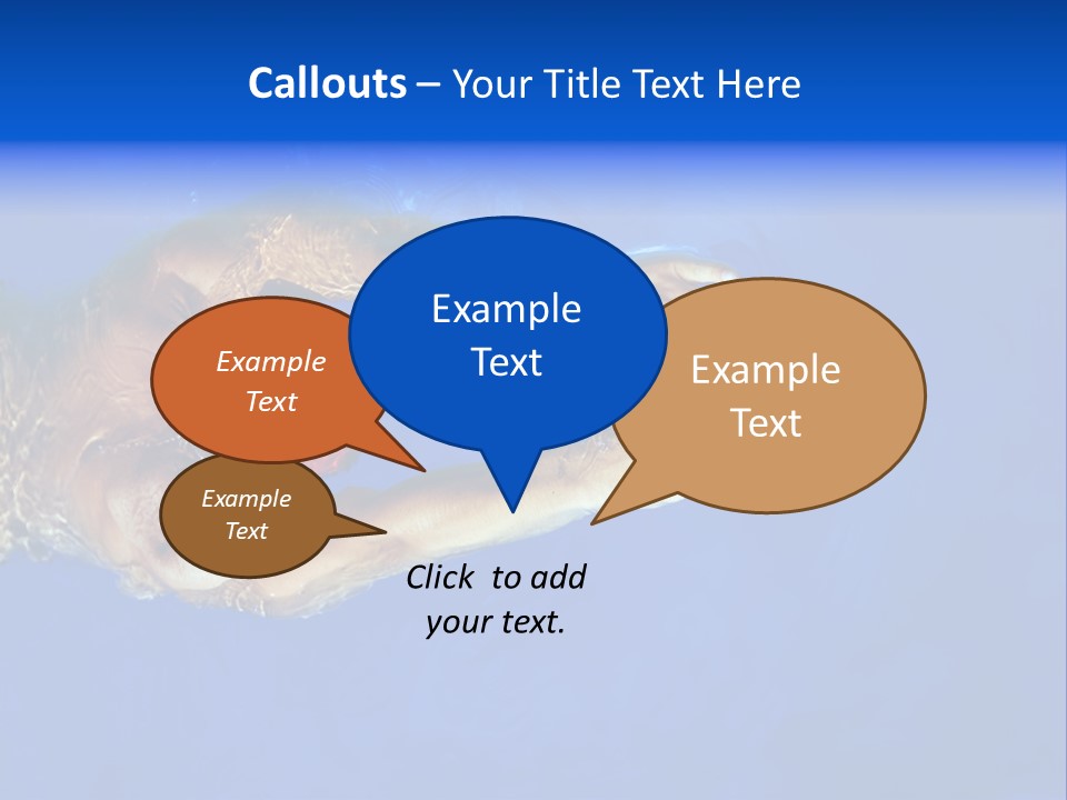 Healthy Lifestyle: This Swimmer Is Winning The Contest PowerPoint Template