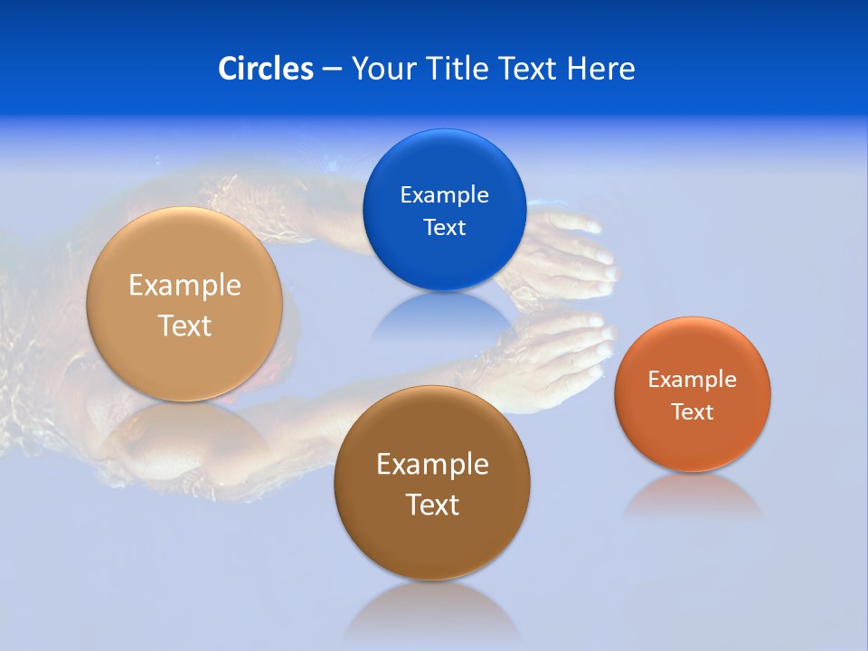 Healthy Lifestyle: This Swimmer Is Winning The Contest PowerPoint Template