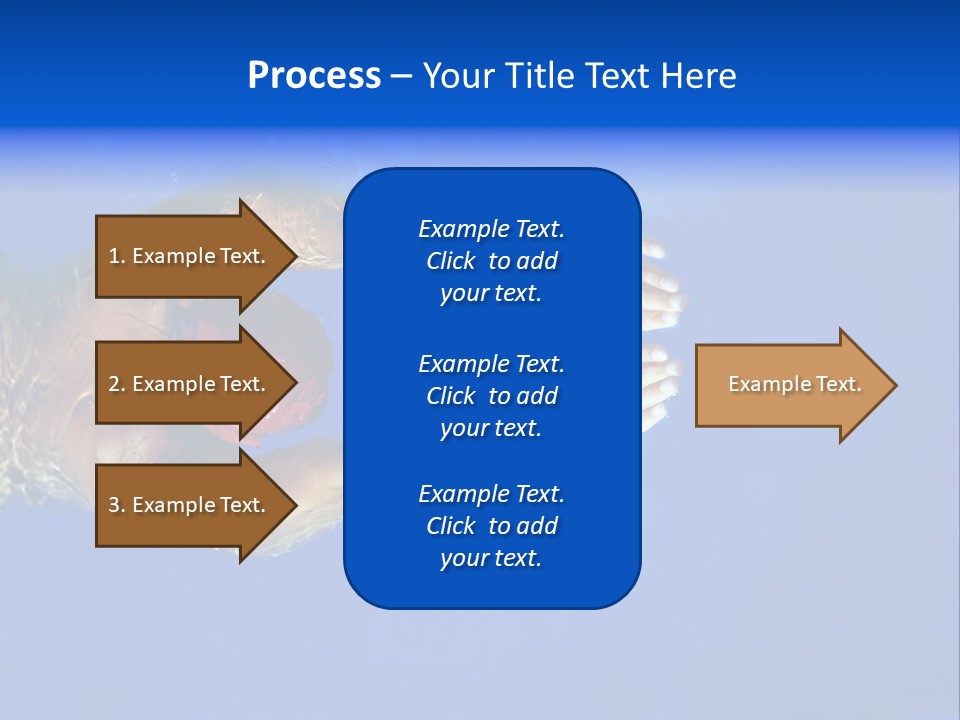 Healthy Lifestyle: This Swimmer Is Winning The Contest PowerPoint Template