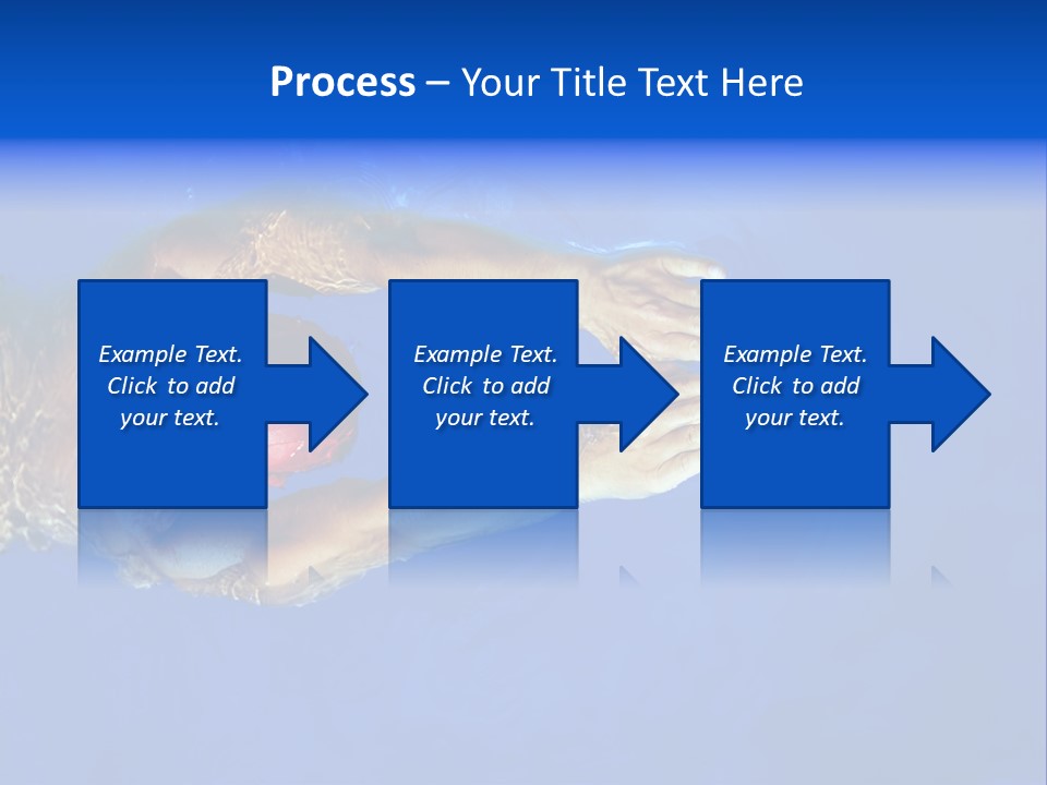 Healthy Lifestyle: This Swimmer Is Winning The Contest PowerPoint Template