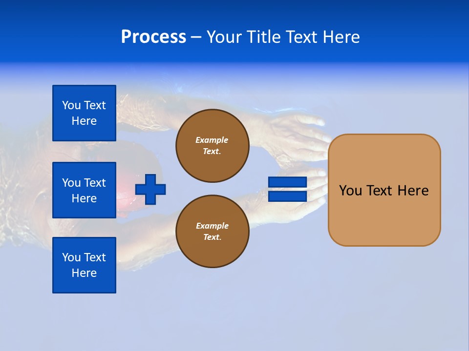Healthy Lifestyle: This Swimmer Is Winning The Contest PowerPoint Template