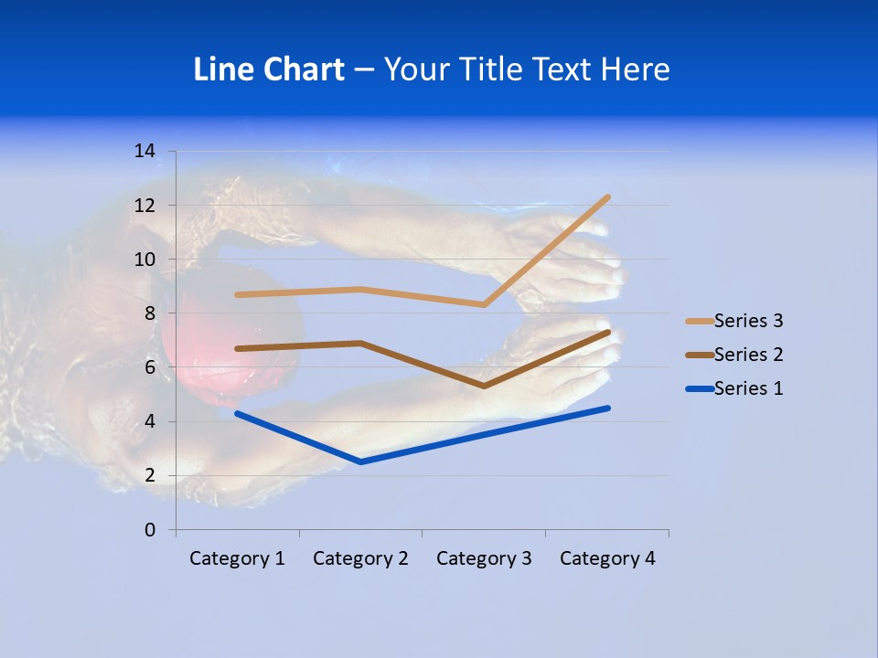 Healthy Lifestyle: This Swimmer Is Winning The Contest PowerPoint Template