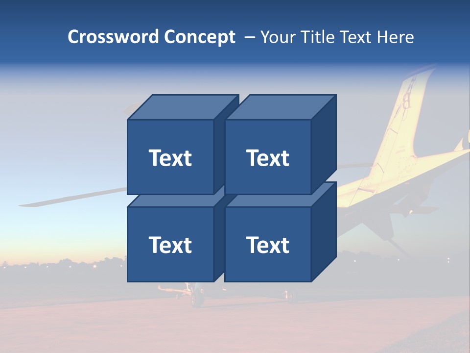 Helicopter Waiting For Takeoff At Sunrise PowerPoint Template
