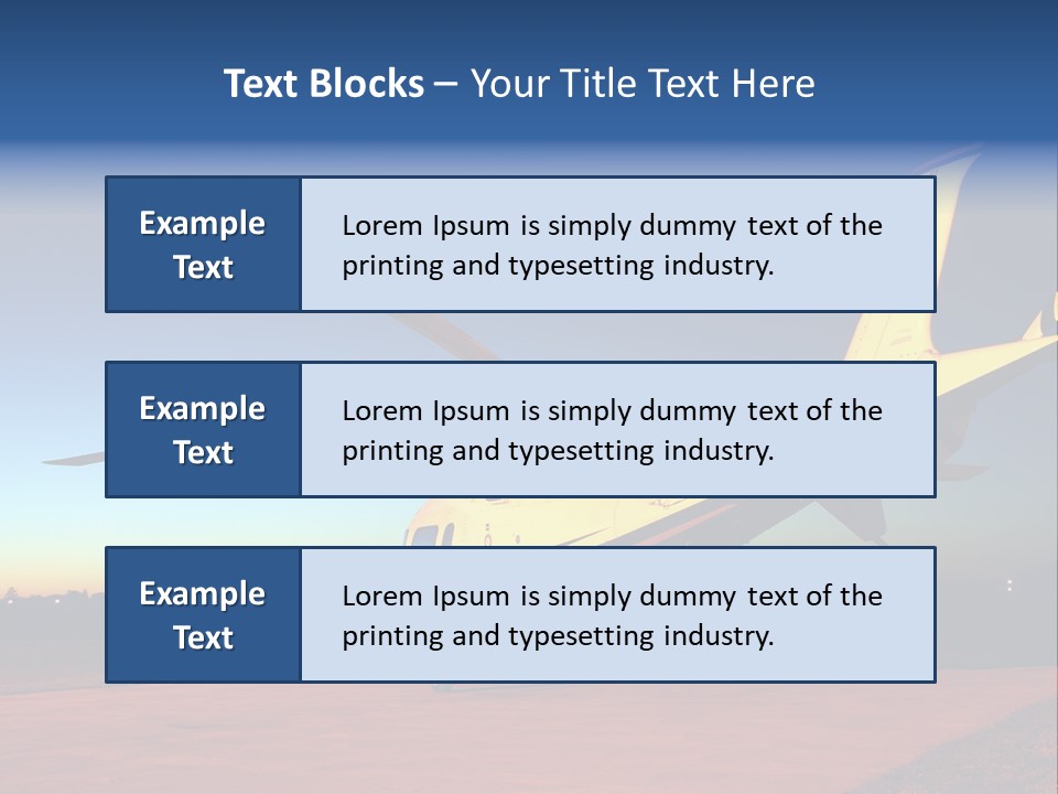 Helicopter Waiting For Takeoff At Sunrise PowerPoint Template