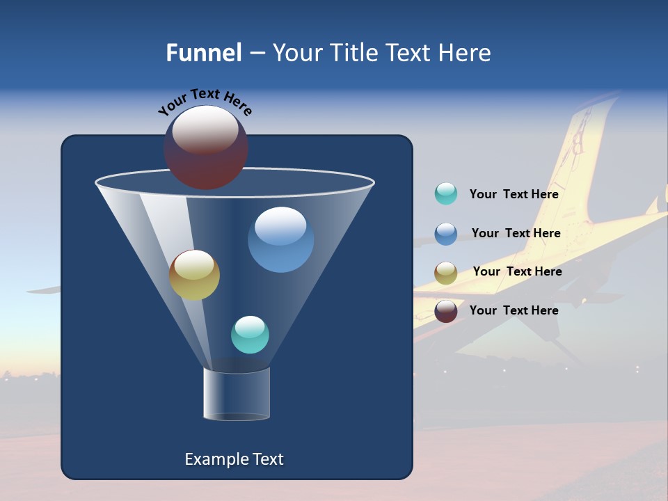 Helicopter Waiting For Takeoff At Sunrise PowerPoint Template