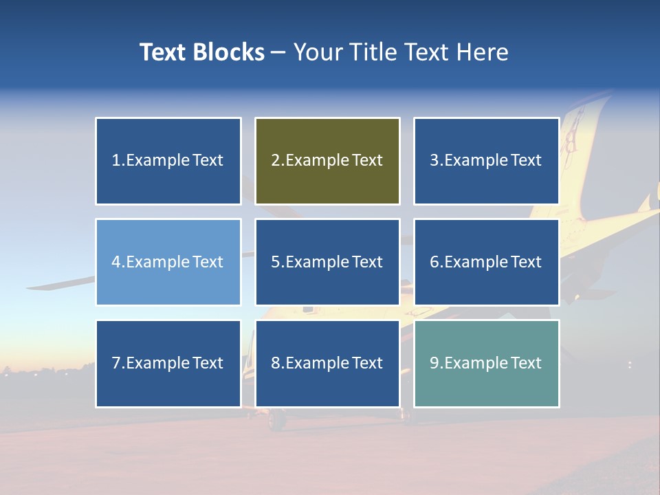 Helicopter Waiting For Takeoff At Sunrise PowerPoint Template