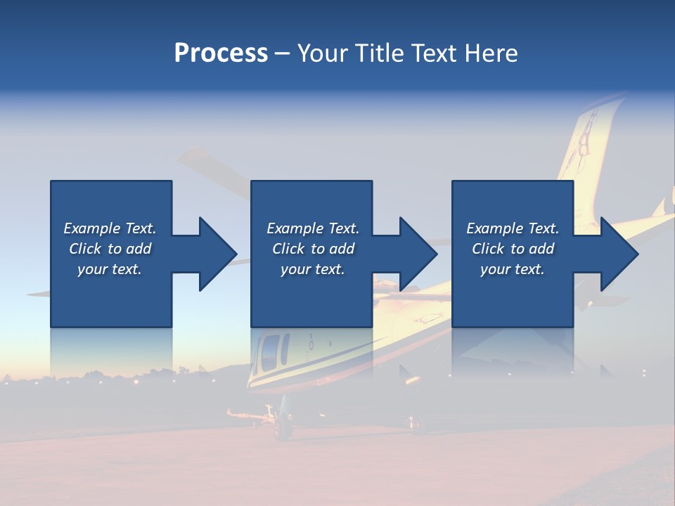 Helicopter Waiting For Takeoff At Sunrise PowerPoint Template