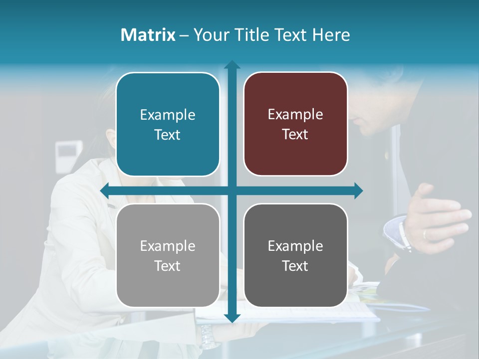 Office Life: Young Salesclerk Talking To A Customer PowerPoint Template