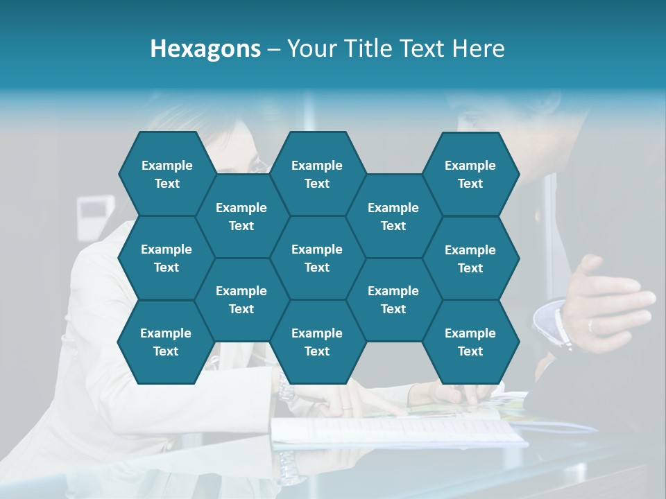 Office Life: Young Salesclerk Talking To A Customer PowerPoint Template