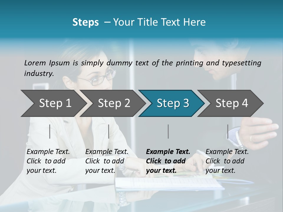 Office Life: Young Salesclerk Talking To A Customer PowerPoint Template