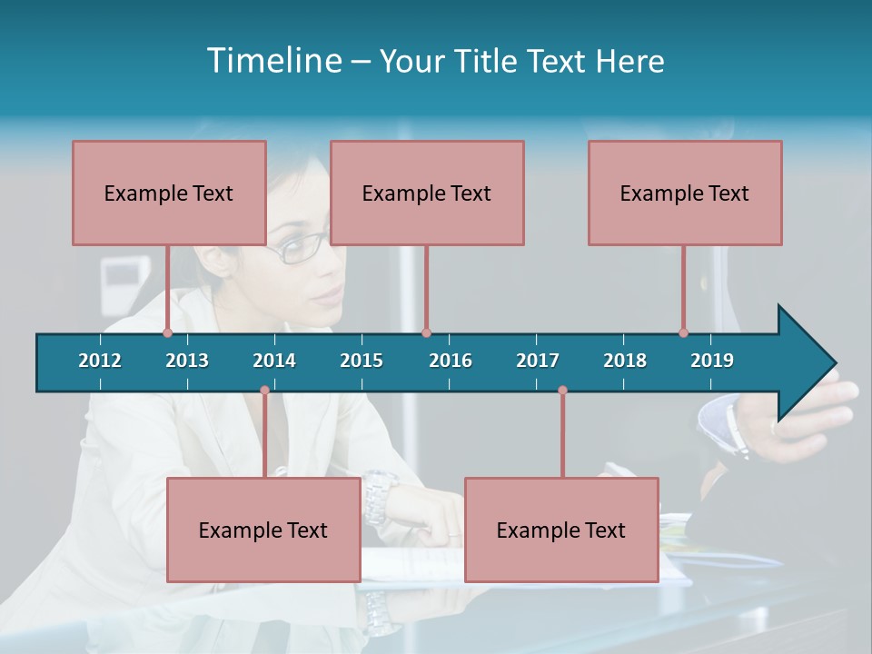 Office Life: Young Salesclerk Talking To A Customer PowerPoint Template